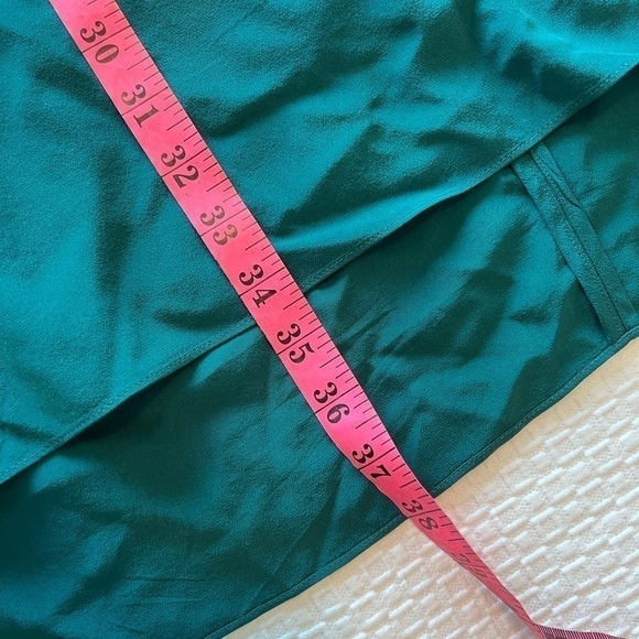 RAG & BONE Ribbed Neck Sleeveless Green Shift Dress Size L - Picture 13 of 16